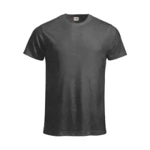 Clique Mens New Classic Melange T-Shirt (3XL) (Anthracite)
