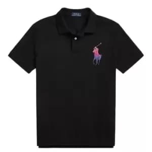 Polo Ralph Lauren Polo Neon Pp Polo Shirt Mens - Black