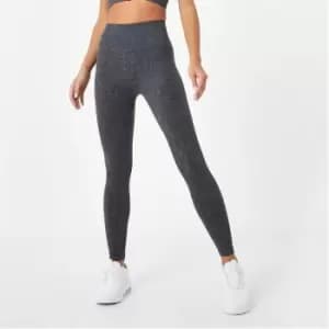 USA Pro Seamless Ribbed Leggings - Black