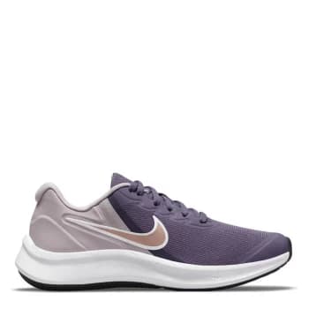 Nike Star Runner 3 Big Kids Running Shoes - Purple/RedBronz