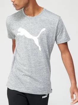Puma Heather Cat T-Shirt - Medium Grey Heather