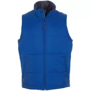 SOLS Warm Unisex Padded Bodywarmer Jacket (3XL) (Royal)