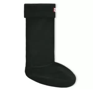 Hunter Unisex Recycled Fleece Tall Boot Socks Dark Olive Medium
