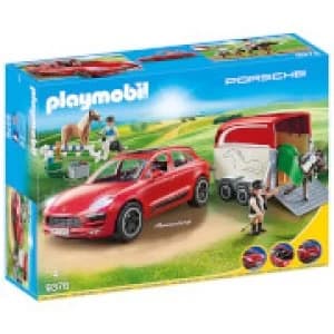 Playmobil Porsche Macan GTS with Horse Trailer and Retractable Winch (9376)