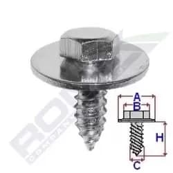 ROMIX Screw C60469 MERCEDES-BENZ,190 (W201),S-Klasse Limousine (W126),E-Klasse Limousine (W124),S-Klasse Limousine (W140)