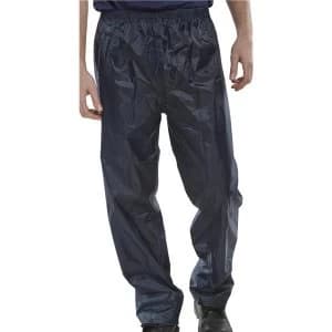 Bdri Weatherproof Large Work Trousers Navy Blue