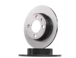 PAIR PAINTED BREMBO BRAKE DISCS 08.7165.21