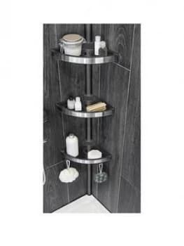 Lloyd Pascal Floor To Ceiling Corner Unit - Dark Grey
