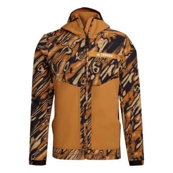 adidas Terrex Multi Graphic Stretch Softshell Jacket Mens - Mesa