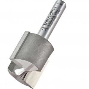 Trend Professional Two Flute Straight Router Cutter 22.2mm 19mm 1/4"