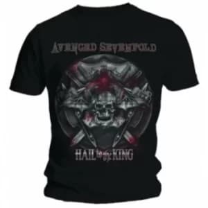 Avenged Sevenfold Battle Armour Black T Shirt: Large