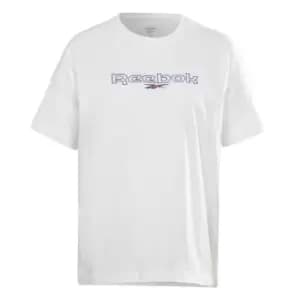Reebok Brand T-Shirt Womens - White