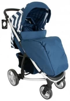My Babiie MB200 Blue Chevron Pushchair