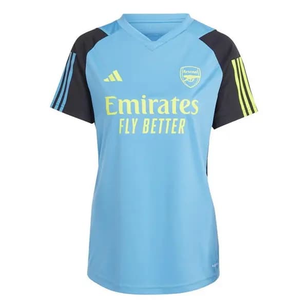 adidas Arsenal Training Jersey 2023/2024 Womens Licensed Short Sleeve T-Shirts 8 (XS) Blue 37922218310