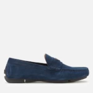 Emporio Armani Mens Suede Driving Shoes
