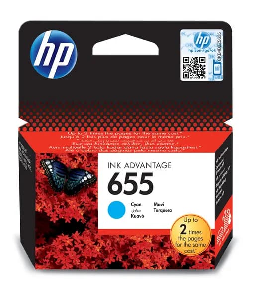 hpinc (CZ110AE) 655 - Ink Cartridge Original - cyan - 5.5 ml