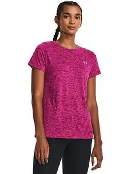 Under Armour Women'S Training Tech Crew Neck Training T-Shirt - Purple