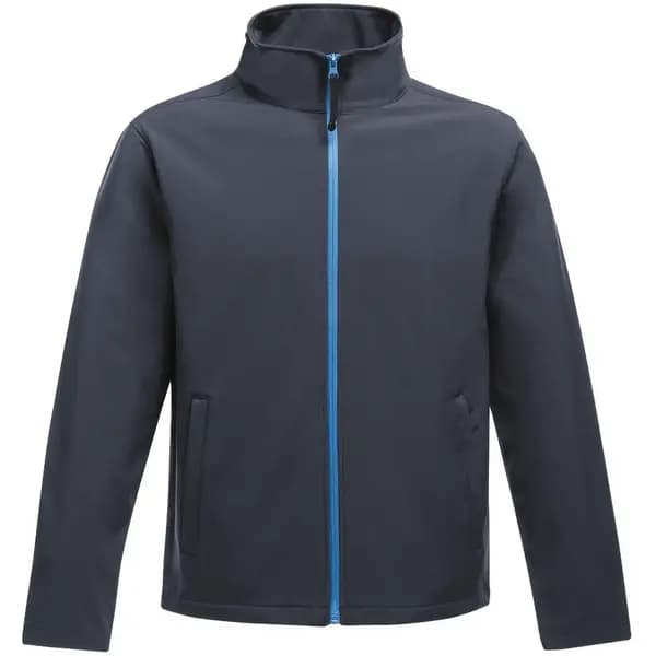 Professional ABLAZE Printable Softshell Jacket mens Coat in Blue. Sizes available:UK M,UK L