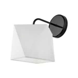 Netlighting Carla Wall Lamp, Fabric Shade White, 1x E27