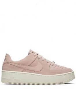 Nike Air Force 1 Sage Low - Pink/White , Pink/White, Size 3, Women