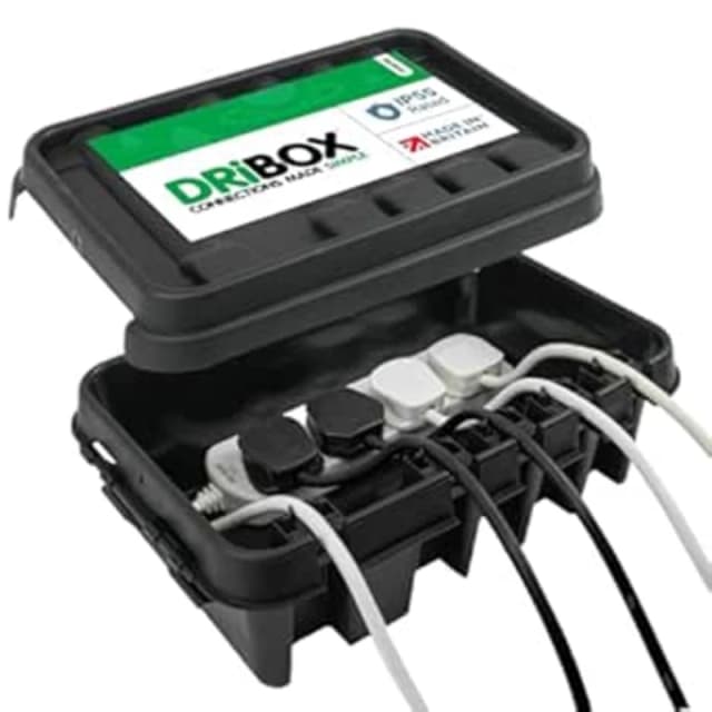 Medium DriBox Dri Box (285 II) Outdoor Waterproof Plug / Socket Cover Box Black