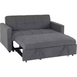 Seconique - Astoria Sofa Bed in Grey Fabric Contemporary and minimalist