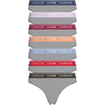 Calvin Klein 7 Pack Thongs - Grey Heather