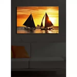 4570?ACT-10 Multicolor Decorative LED Lighted Canvas Painting