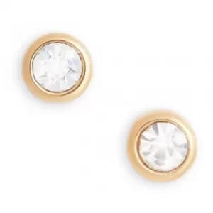 Olivia Burton Bejewelled Classics Round Gold Tone Stud Earrings...