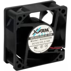 RDH6025B1 60 x 60 x 25mm Axial Fan 12V Ball Bearing - X-fan