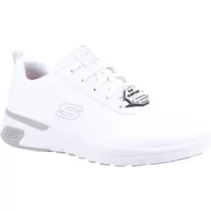 Skechers Womens/Ladies Marsing Gmina Slip Resistant Leather Trainers (3 UK) (White)