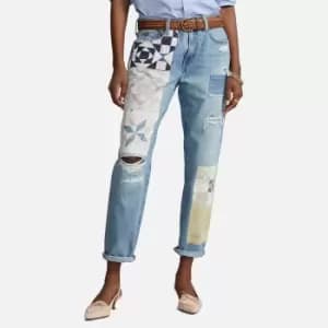 Polo Ralph Lauren Womens Avery Boyfriend Jeans - Heather Wash - W27