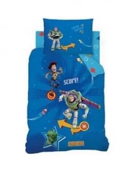 Toy Story Pinball Single Duvet Cover Set, Blue