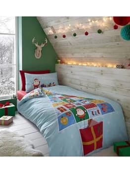 Catherine Lansfield Catherine Lansfield Countdown To Christmas Easy Care Duvet Set - Double, Multi
