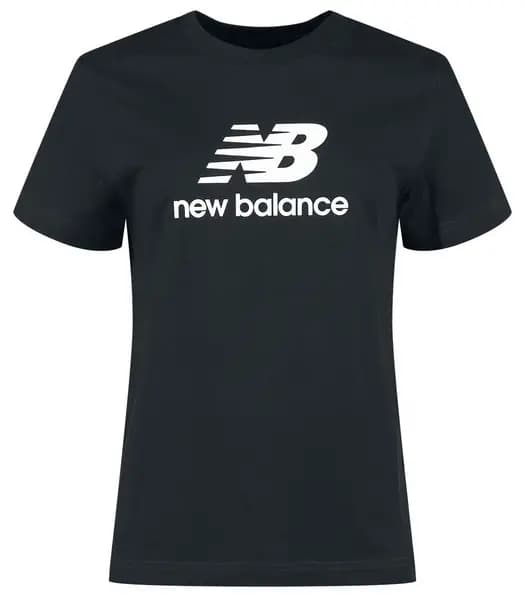 New Balance Sport Essentials Jersey Stacked Logo T-Shirt T-Shirt black
