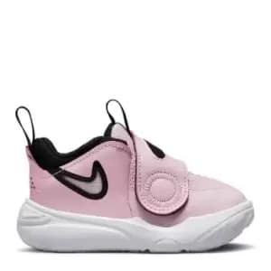 Nike Team Hustle D 11 Td, Pink Foam /Summit White-White-Black, Unisex, Basketballshoes Toddler, DV8995-600