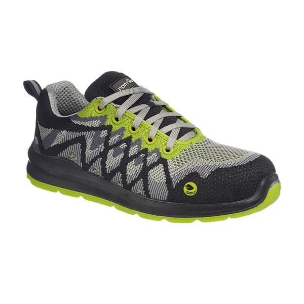 Portwest Compositelite Eco Safety Trainers FC08BKY37 Colour: Black / Yellow