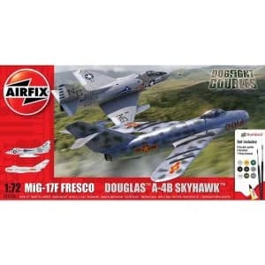 Airfix Mig 17F Fresco Douglas A-4B Skyhawk Dogfight Double Model Kit