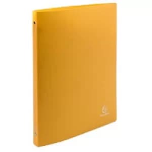 Ring Binder Opaque 4O Ring 15mm, S20mm, A4, Yellow, 5 Packs of 5