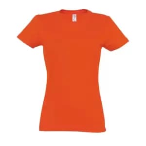 SOLS Womens/Ladies Imperial Heavy Short Sleeve T-Shirt (3XL) (Orange)