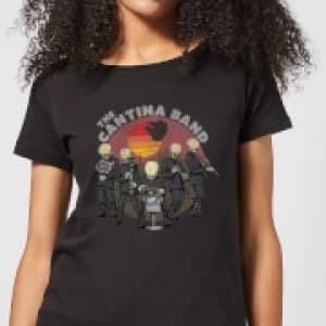 Star Wars Cantina Band Womens T-Shirt - Black