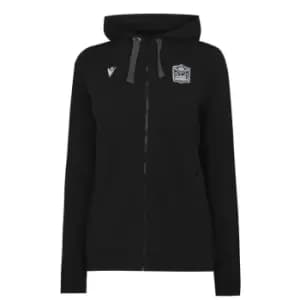 Macron Glasgow Full Zip Hoody Ladies - Black