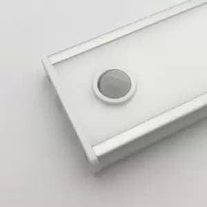 2x 405mm Rechargeable Kitchen Cabinet Strip Light & Auto PIR On/Off - Natural White LED