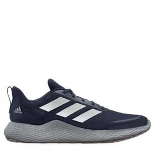 adidas Edge Game Day Mens Bounce Running Shoes - Navy/Silver