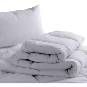 Hotel Duck Plain Duvet (Double) (White) - Belledorm