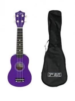 3Rd Avenue Soprano Ukulele - Purple
