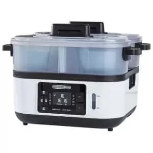 Morphy Richards 470003 Intellisteam Plastic Kitchen Food Steamer 6 8L