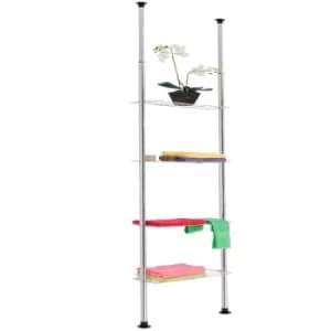 Telescopic Storage Shelf Height-Adjustable 173-270cm