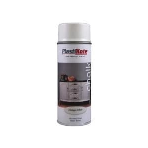 PlastiKote Chalk Finish Spray Antique White 400ml
