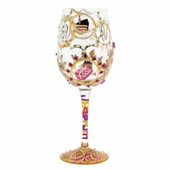 Queen for a Day Wine Glass